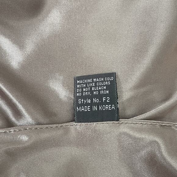 Faux Fur Bolero Cropped Vest Size S Mocha Taupe Rosette Sleeveless Boho Fall NWT - Picture 7 of 8